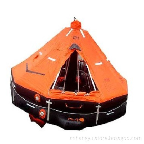 CCS, EC Approved SOLAS 30 Persons Throw-over Board Inflatable Life Raft